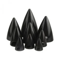 Promo ⌛ ZYHOBBY 2 Blade 2inch To 6inch Cone Carbon Fiber Spinner W/ Carbon Fiber Back Plate 😀