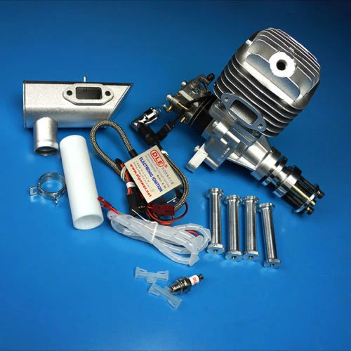 Wholesale ???? ZYHOBBY DLE-55 Single Cylinder Two Stroke Side Exhaust Gas Engine ???? 1 Wholesale ???? ZYHOBBY DLE-55 Single Cylinder Two Stroke Side Exhaust Gas Engine ????