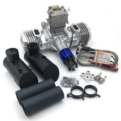 Discount ⭐ ZYHOBBY 1pc DLE130 130CC Double Cylinder Gasoline Engine For RC Fix Wing Airplane ⭐