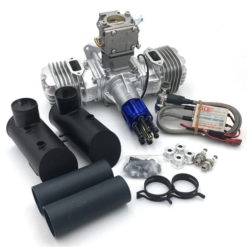 Discount ⭐ ZYHOBBY 1pc DLE130 130CC Double Cylinder Gasoline Engine For RC Fix Wing Airplane ⭐ 1 Discount ⭐ ZYHOBBY 1pc DLE130 130CC Double Cylinder Gasoline Engine For RC Fix Wing Airplane ⭐