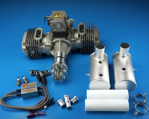 Promo ⌛ ZYHOBBY DLE 170 170cc Twin Engine With Rear Exhaust And Muffler ???? 1 Promo ⌛ ZYHOBBY DLE 170 170cc Twin Engine With Rear Exhaust And Muffler ????