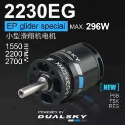 Discount ???? ZYHOBBY DUALSKY Brushless Motor XM2230EG 1550KV 2200KV 2700KV For RC EP Gliders ????