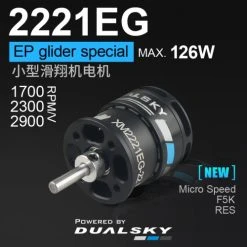 New ???? ZYHOBBY DUALSKY Brushless Motor XM2221EG 2900KV 2300KV 1700KV For EP Gliders ????