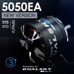 Discount ???? ZYHOBBY DUALSKY XM5050EA Version 3 RC Model Burshless Motor 610/515kv ⭐
