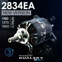 Promo ⌛ ZYHOBBY DUALSKY XM2834EA Version 3 RC Model Burshless Motor 1900/1370/1160kv ✨