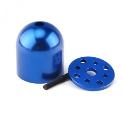Best Pirce ???? ZYHOBBY 1.75inch 44.5mm Two Blades Scale Drilled Aluminum Spinner For DLE30/55 EME55 MLD35 ????