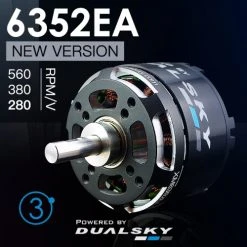 Hot Sale ???? ZYHOBBY DUALSKY XM6352EA Version 3 RC Model Burshless Motor 560/380/280kv ❤️