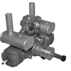 Promo ???? ZYHOBBY RCGF 21cc Dual / Twin Cylinder Petrol / Gasoline Engine With Muffler Spark Plug ????