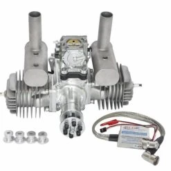 Cheapest ???? ZYHOBBY RCGF 120cc Twin Cylinder Petrol/Gasoline Engine Dual Cylinder With Muffler/Igniton/Spark Plug ✔️