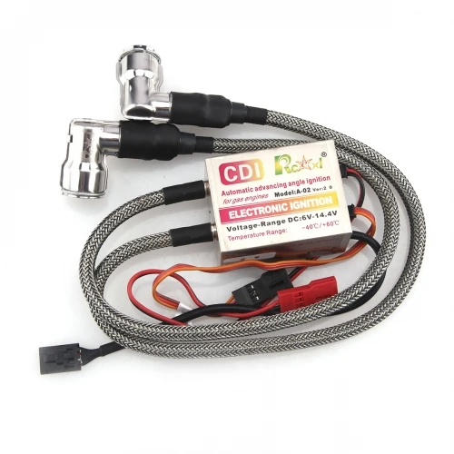 Brand new ๐ ZYHOBBY Rcexl Single/Twin Ignition CDI For NGK CM6 10mm 90 Degree For 3W Engine After 2008 ๐