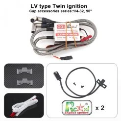 Buy ???? ZYHOBBY Rcexl CDI Twin Ignition For LV Type Twin Cylinders ME8 1/4-32 90 Degree ????