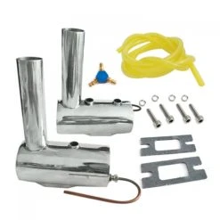 Coupon ???? ZYHOBBY Exhaust Kit For Dual Cylinder Engine DLE111 DA100 ????