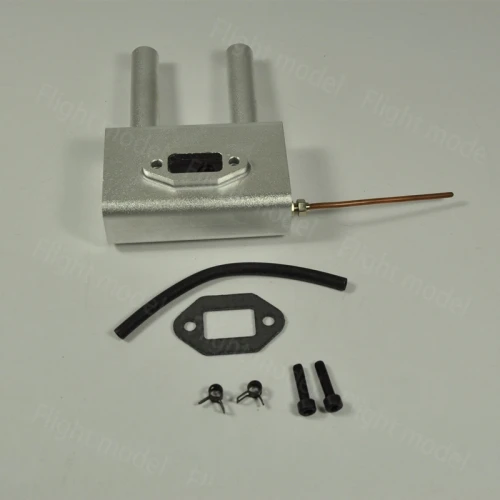 Buy ???? ZYHOBBY Aluminum Alloy RC Gas Airplane Model DLE35RA Engine Muffler Exhaust Pipe Canister Set ???? 1 Buy ???? ZYHOBBY Aluminum Alloy RC Gas Airplane Model DLE35RA Engine Muffler Exhaust Pipe Canister Set ????