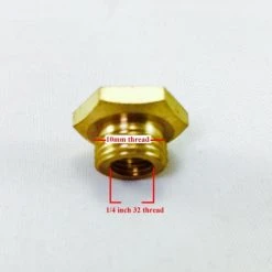 Outlet ✔️ ZYHOBBY RCEXL CM-6 10mm To 1/4-32 Spark Plug Bushing Adapter Copper Conversion ????