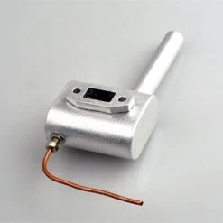 Flash Sale ???? ZYHOBBY 26CC Exhaust Side Pipe With Smoke Nozzle For G26 CRRCPRO 26CC Fixed Wing Engine ????