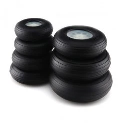 Cheapest ❤️ ZYHOBBY 1 Pair 1 Inch To 7 Inch PU Wheels Tires With Plastic Hub 🤩