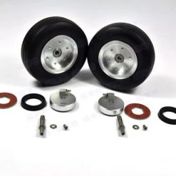 Discount 🛒 ZYHOBBY 1 Pair 3.5" High Quality RC Rubber Wheel Kit W/ Brake Axle For Viper Brake System ⌛