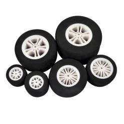 Best reviews of ⭐ ZYHOBBY 1 Pair Sponge Wheel Plastic Tires Hub 55mm 65mm 80mm 100mm 115mm 130mm For RC Model Airplane ⭐